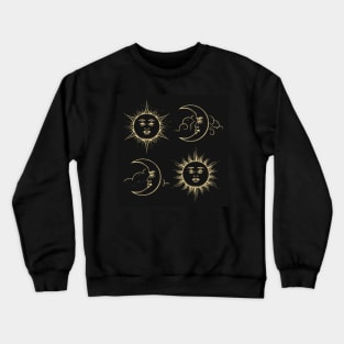 Sun And Moon Crewneck Sweatshirt